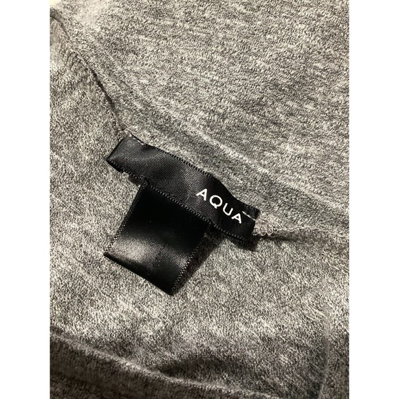 Aqua Heather Gray Twist Front Short Sleeve Top - Picture 5 of 5